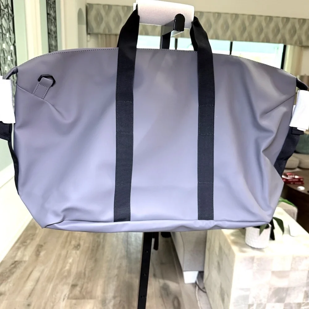 Rains Hilo Weekend Bag W3 Gray Waterproof Duffel Travel Bag  NEW